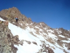 John R and Splattski on the rocks.