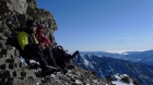 Lunch stop on the way down. Notice the inversion in the distance. Photo by Erik P.