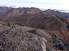 Looking back on the approach, from Thimble Peak