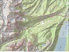 Map of our route, 14 miles and 4800' elevation gain round trip.