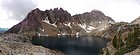 Looking back across the tarn above Thompson Lake.