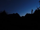 Last rays of light from the Fishhook Creek meadows.