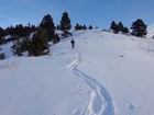 Enjoying the great views from the ridge.