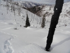 Dropping back into the Roaring Creek drainage.