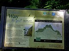 Interpretive sign at the north trailhead.