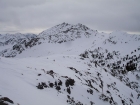 The north side of Saviers Peak from just below the summit of Titus Peak.