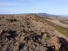 View north from the summit of Toy Mountain. Quicksilver Mountain in the distance.