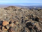 Toy Mountain summit view looking north at the Snake River Plain.