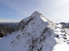 Impressive north face of Mallory Peak.