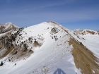 View north to Hemingway Peak.