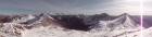 Panoramic view looking east from the summit of Hemingway Peak.