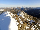 View of the Pioneers, looking east from the summit of Peak 10566'.