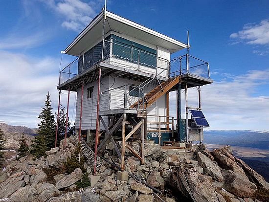 Fire Lookout on Tripod Peak