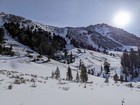 Looking up at Umpleby Peak from Basinger Canyon.