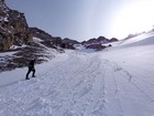 Something moving way up on the summit ridge?