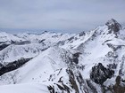 Diamond Peak and Bell Mountain from Umpleby Peak.