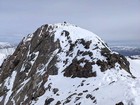 Looking back at the summit of Umpleby.