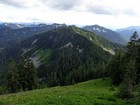 Looking back at Union Peak from the south ridge of Jove Peak.