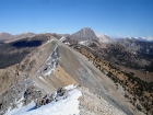 Looking back on the route to Washington Peak. Castle Peak looms in the background.