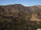 Ebony Peak as seen from Croesus Peak.