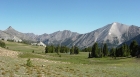 The northern White Cloud Peaks as seen from Antz Basin.