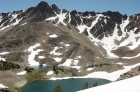 The view down on Four Lakes Basin.