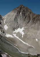 The gigantic east face of Castle Peak, as seen from Point 10248