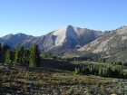 The south face of David O. Lee Peak, as seen from Ants Basin.