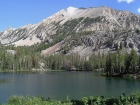 From Shelf Lake, you can get a good look at Peak 11202'.