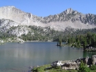 The view across Hummock Lake, taken from the south.