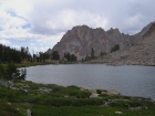 Merriam Peak as seen from Shallow Lake.