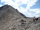 Resting in the saddle north of WCP-3.