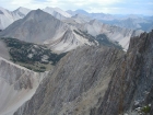 Summit view from WCP-4 looking across the east face, down to Iron Basin with WCP-7 in the background along with DO Lee etc.