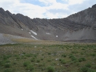 Neat looking z-shaped rock layers at the southern terminus of Bighorn Basin.