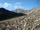The north face of WCP-8 from the mouth of Bighorn Basin.