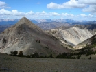 Iron Basin Point, with the Sawtooths in the background.