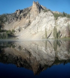 Morning view from Hatchet Lake.