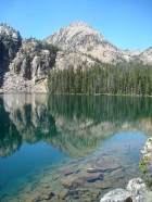 Mount Frank (Peak 10857') from Noisy Lake.