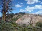 West ridge of Mount Ernie Day (Peak 9942') from the Wickiup Creek trail.