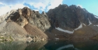 Castle Peak panorama from Castle Lake.