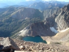 Looking down on Castle Lake from Merriam Peak.