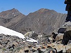 Mountain Goats on the ridge.