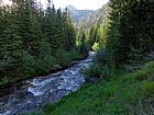 Warm Springs Creek near the fork to Iron Basin.