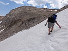 Snowfield crossing.