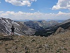 Warm Springs Creek drainage from the east.