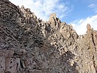 Jenga Rock on the way to Pats Peak.