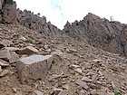 Looking back from the bottom of Devils Staircase.