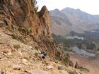 Making our way up Devil's Staircase.