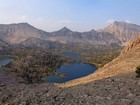 Upper Boulder Chain lakes from Windy Devil Pass.