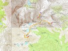 Map of the route, just over 6 miles and 2400' gain round trip.